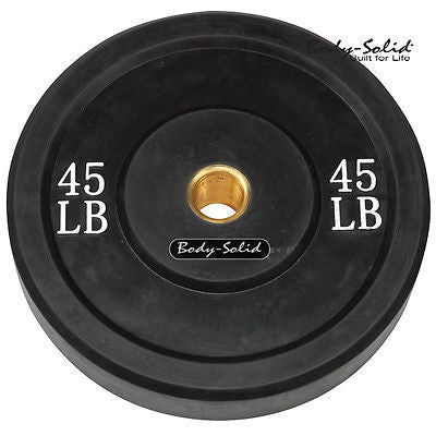 Body-Solid SPR1000 Commercial Power Rack + 260lb. Black Rubber Bumper Plates - GymBasis Store