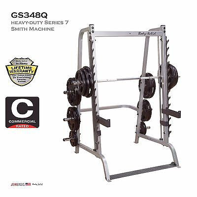 Body-Solid Series 7 Linear Bearing Half Cage Smith Machine GS348Q - GymBasis Store