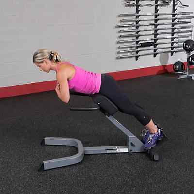 Body-Solid GHYP345 Adjustable 45 Degree Hyperextension Back Bench - GymBasis Store