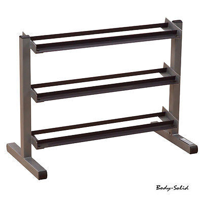 Body-Solid GFID31 Bench, GPCA1 Bicep Curl, Rubber Dumbbells 5-50lb, Rack GDR363 - GymBasis Store