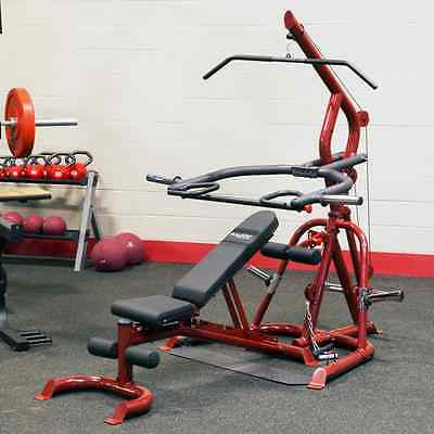 Body-Solid GLGS100P4 Corner Leverage Gym Pack + 355 lbs Rubber Grip Plates - GymBasis Store