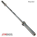Olympic 7' Barbell weight chrome Bar 2", 44lbs - Body Solid OB86 (600 lbs. cap.) - GymBasis Store