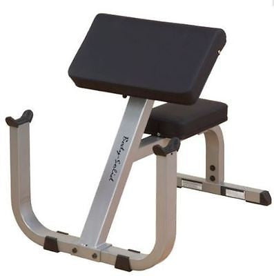 Body-Solid GPCB329 Seated Arm Preacher Curl Bench Isolated Biceps - GymBasis Store