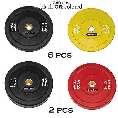 BODY-SOLID SLS500 Leverage Squat Calf Raise +240lb rubber bumper plates - GymBasis Store