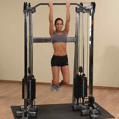 Body-Solid GDCC210 Compact Functional Trainer Machine with stacks (160 lb | 210 lb | 300 lb) - GymBasis Store