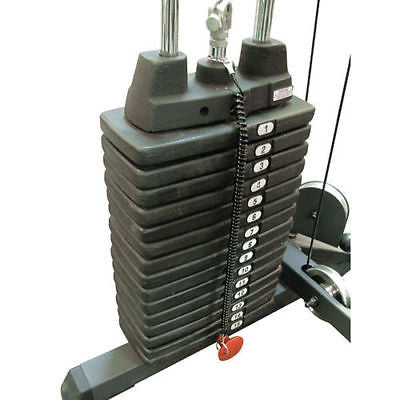 Body-Solid GS348Q Smith System w/ GPA3 + GLA348 + 310lb Black Stack & Alu Pulley - GymBasis Store