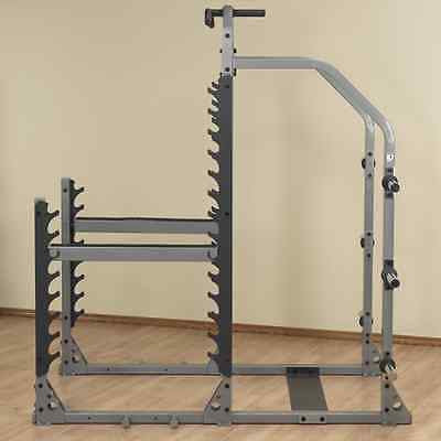 Body-Solid SMR1000 Multi Squat Rack KIT w/ SFID325 | OB86PBS | 260lb. plates - GymBasis Store