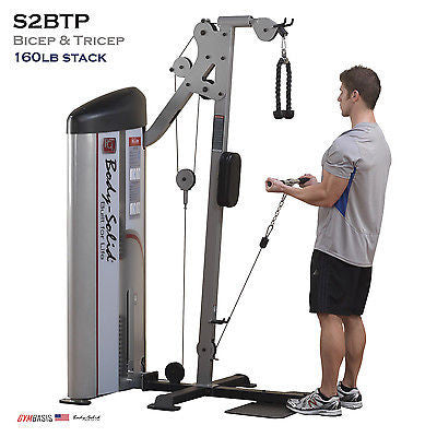 Body-Solid S2BTP Pro ClubLine Series 2 Bicep & Tricep - 160 lb. stack - GymBasis Store