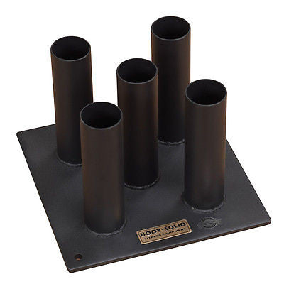 Body Solid GOBH5 Olympic Barbell Holder 2" Weight Bar Storage Rack (GOBH-5) - GymBasis Store