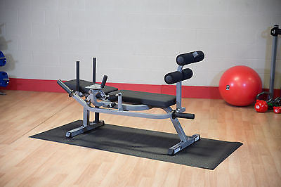 Body-Solid GAB100 Horizontal Ab Crunch Bench Machine - GymBasis Store