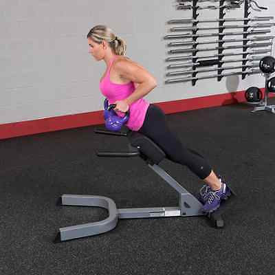 Body-Solid GHYP345 Adjustable 45 Degree Hyperextension Back Bench - GymBasis Store