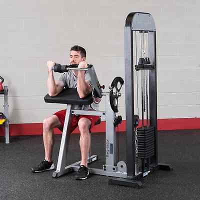 Body-Solid GCBT-STK Pro-Select Biceps & Triceps Machine - 310 lb stack - GymBasis Store
