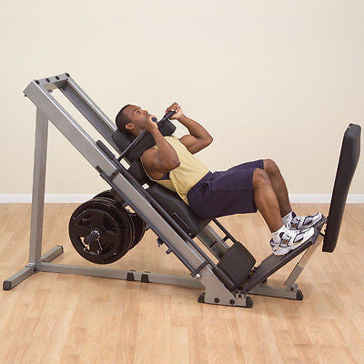 Body-Solid GLPH1100 Leg Press & Hack Squat + GDCC250 Deluxe Cable Crossover - GymBasis Store