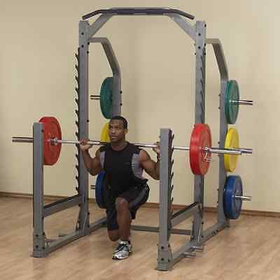 Combo pack Body-Solid SMR1000 Multi Squat Rack w/ GFID71 Heavy-Duty Bench - GymBasis Store