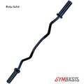 Olympic 47" exclusive Curl Bar - black 18 lbs - Body Solid OB47B - GymBasis Store
