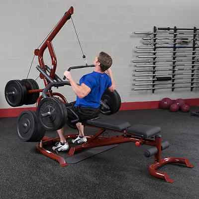 Body-Solid GLGS100P4 Leverage Corner Gym 255lbs plates and attachments - GymBasis Store