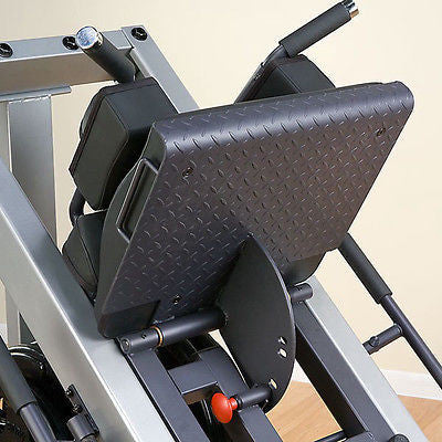 Body Solid GLPH1100 Leg Press / Hack Squat + 400 lb rubber weight plates - GymBasis Store