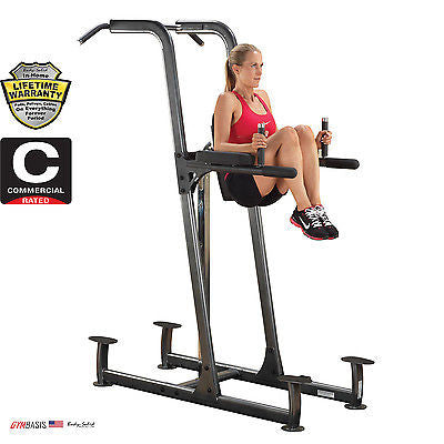 Body-Solid FCD VKR Vertical Knee Raise, Dip and Chin Pull Up Station - GymBasis Store