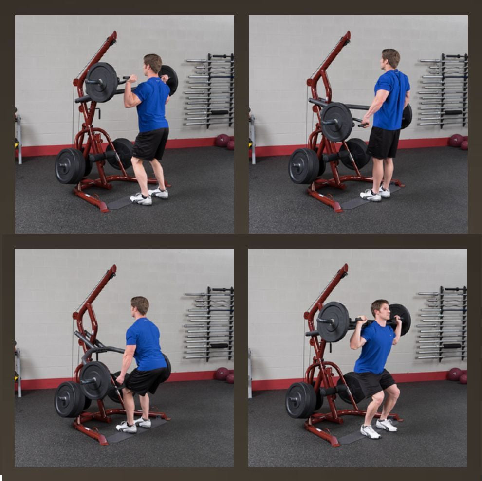 Body Solid GLGS100 Plate Loaded Leverage Corner Gym + 255 lbs. plates - GymBasis Store