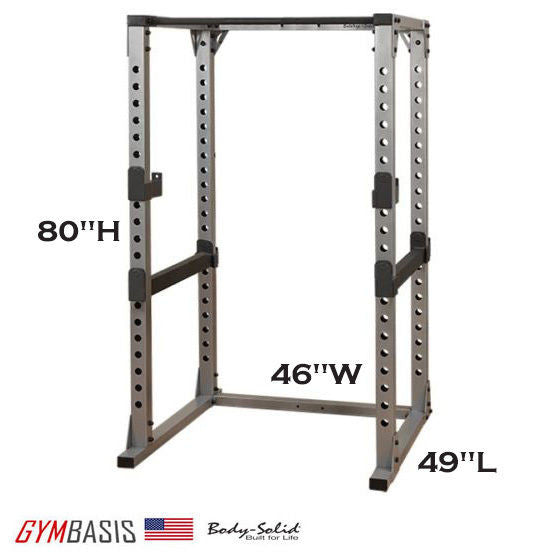 Body Solid GPR378 Pro Power Rack + 300 Lb. Weight Olympic Set - GymBasis Store