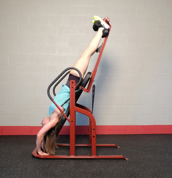 Body-Solid Inversion Table GINV50 Red Frame - Gravity Therapy - GymBasis Store