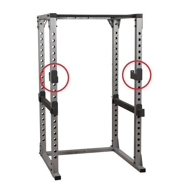 Body-Solid LO378 J-Hooks Lift Offs (pair) for GPR378 Power Rack - GymBasis Store