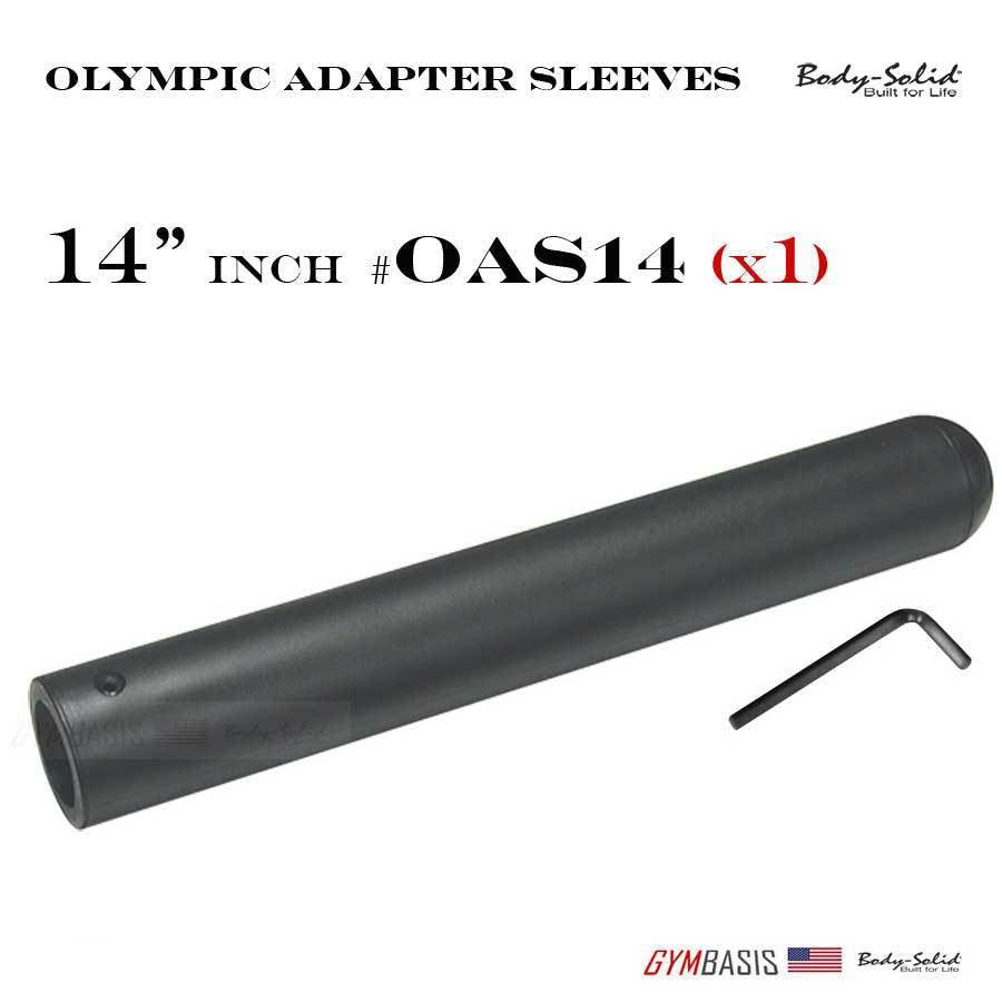 Body-Solid Olympic Adapter Sleeve 14 Inch OAS14 - GymBasis Store
