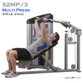 Body-Solid S2MP/3 - Pro Clubline Series II Multi Press - 310 lb. stack - GymBasis Store