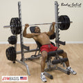 Body-Solid GPR370 Press Rack KIT with GFID31 Bench & 300lb. Weight Set - GymBasis Store