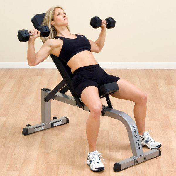 Body-Solid GFI21 Adjustable Flat Incline Weight Bench - GymBasis Store
