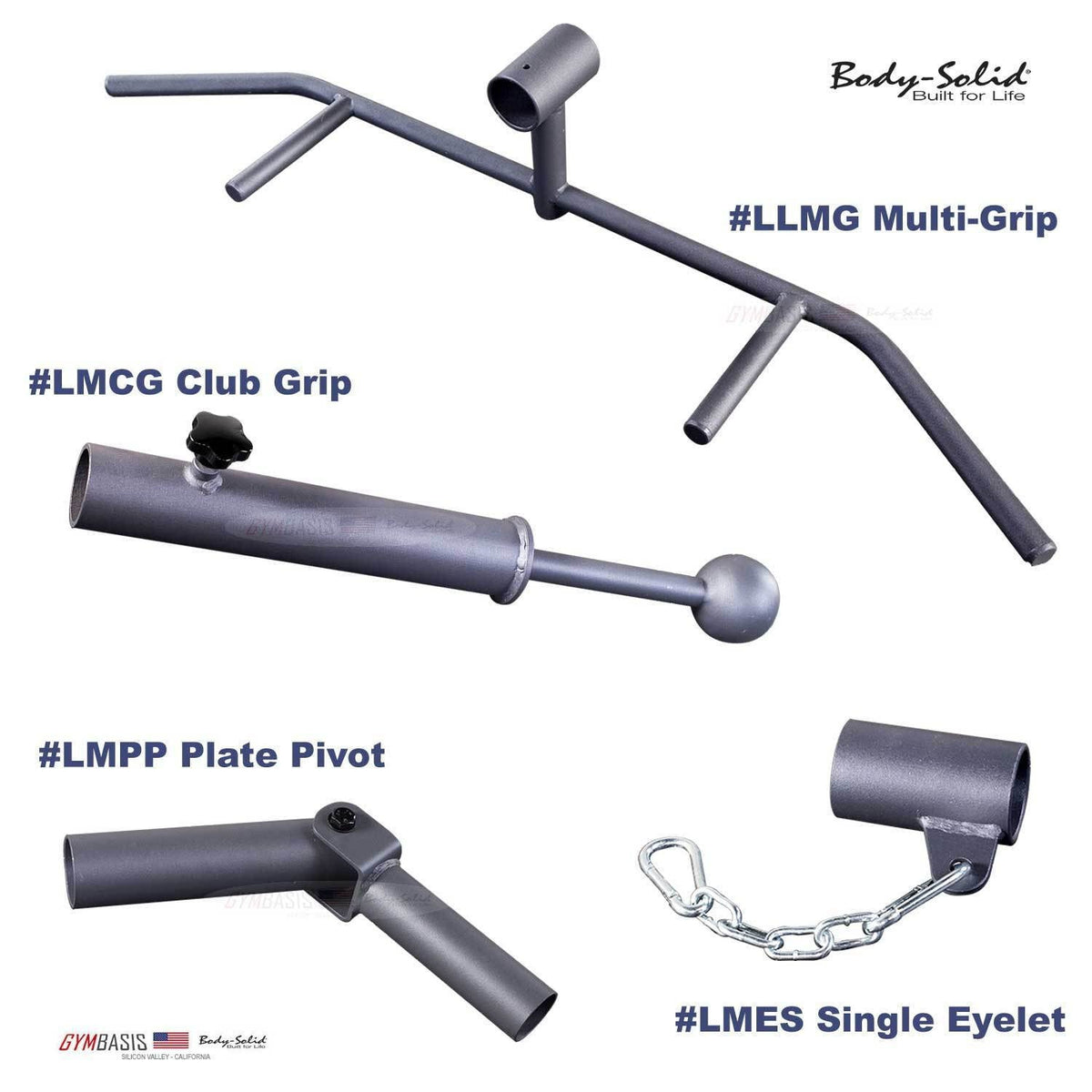 Landmine package: Multigrip LMMG, Eyelet LMSE, Club Grip LMCG, Plate Pivot LMPP - GymBasis Store