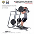 BODY-SOLID SLS500 Leverage Squat + 260lb full commercial bumper plates - GymBasis Store