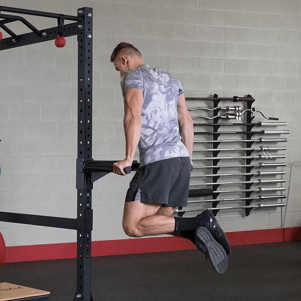 Body-Solid SR-DIP Dip Station Attachment (SPR1000 Rack option) - GymBasis Store