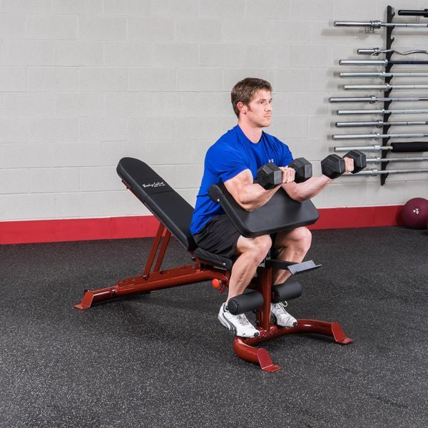 Body Solid GLGS100P4 Corner Leverage Gym Pack + GLDA3/GPCA1 + 255 lb Plates - GymBasis Store