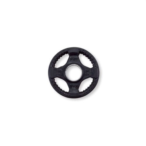 Body-Solid Set 255lbs. of Rubber Grip Olympic Weight Plates 2.5-45lb. - GymBasis Store
