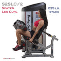 Body-Solid S2SLC/2 Pro Clubline Series II Seated Leg Curl 235 lb. stack - GymBasis Store