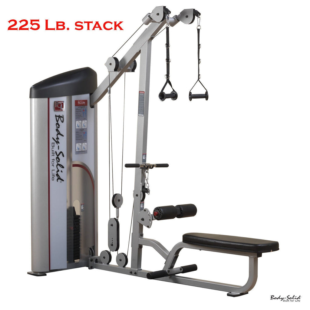 Body-Solid S2LAT Pro ClubLine Series II Lat & Seated Row  225 lb. stack - GymBasis Store