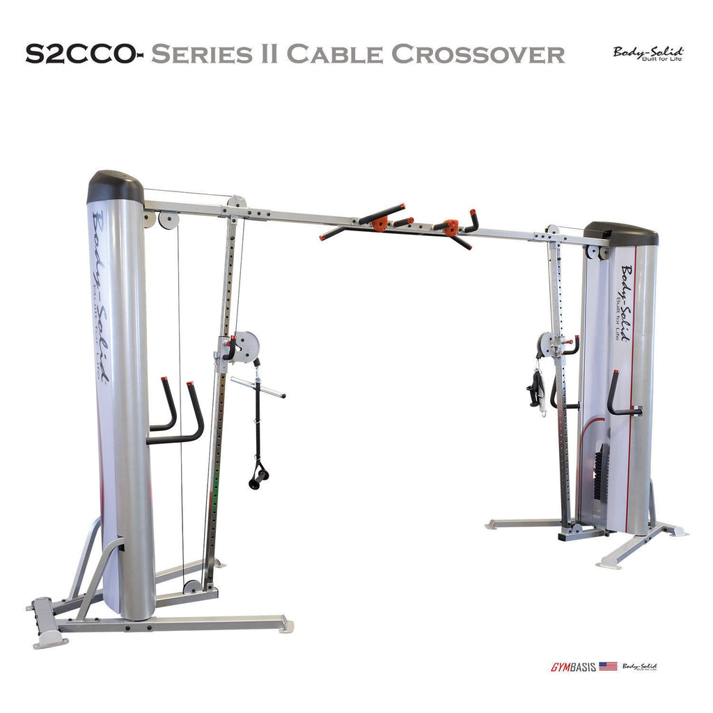 Body-Solid S2CCO Series II Cable Crossover - 210lb Dual Stack (S2CCO/2) - GymBasis Store