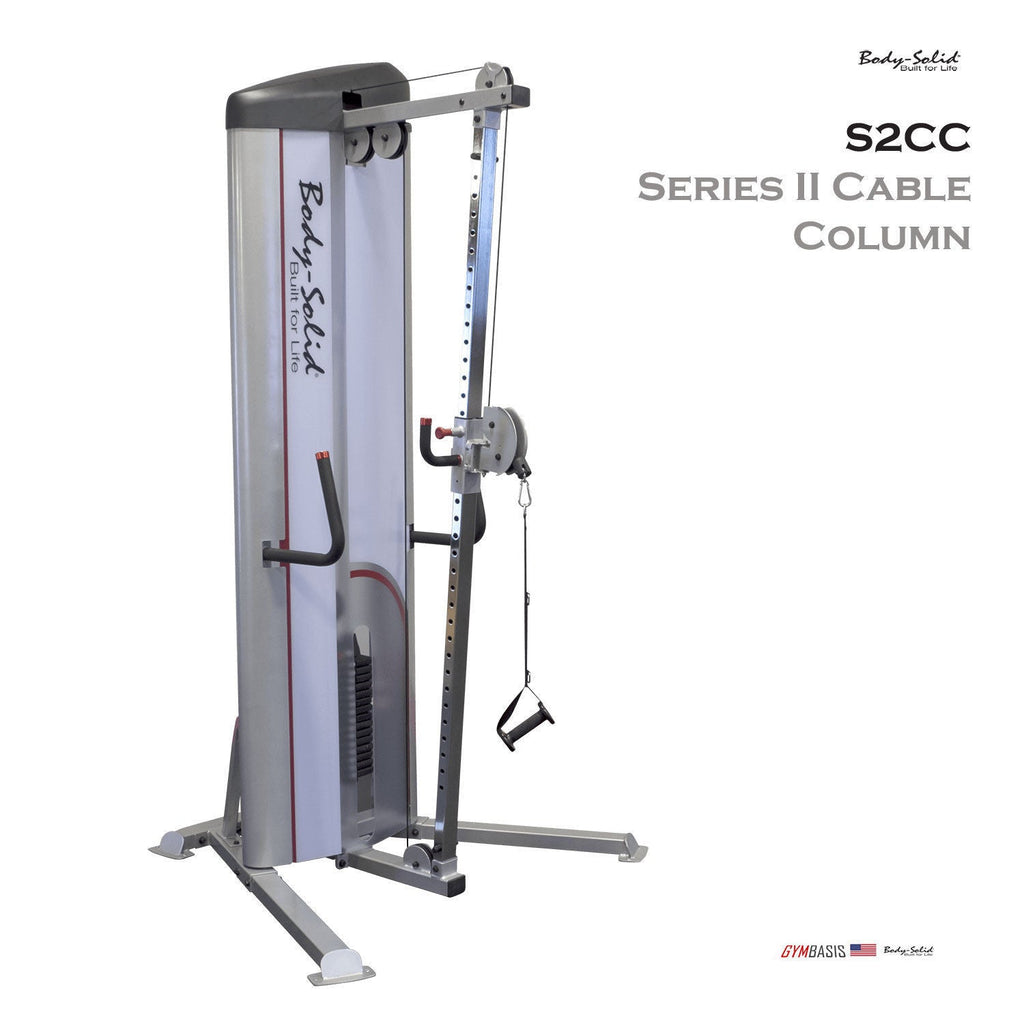 Body-Solid S2CC ClubLine Series 2 Cable Column - 210lb Stack (S2CC/2) - GymBasis Store