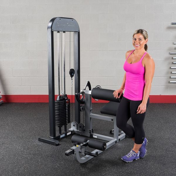 Body-Solid GCAB-STK Pro Select Ab & Back Gym Machine | 210lbs Stack - GymBasis Store