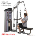 Body-Solid S2LAT Pro ClubLine Series II Lat & Seated Row  225 lb. stack - GymBasis Store