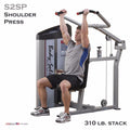 Body-Solid S2SP/3 Pro Clubline Series II Shoulder Press 310 lb. stack - GymBasis Store
