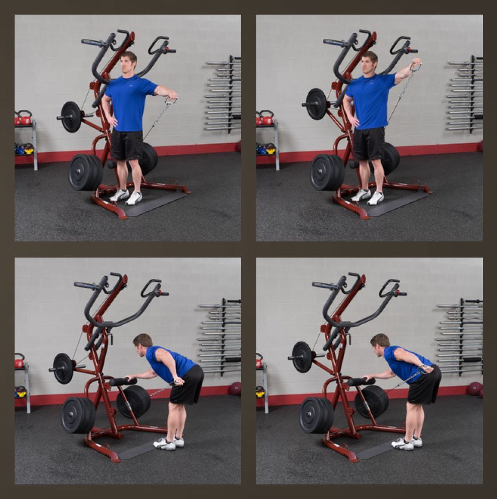 Body Solid GLGS100 Plate Loaded Leverage Corner Gym Machine - GymBasis Store