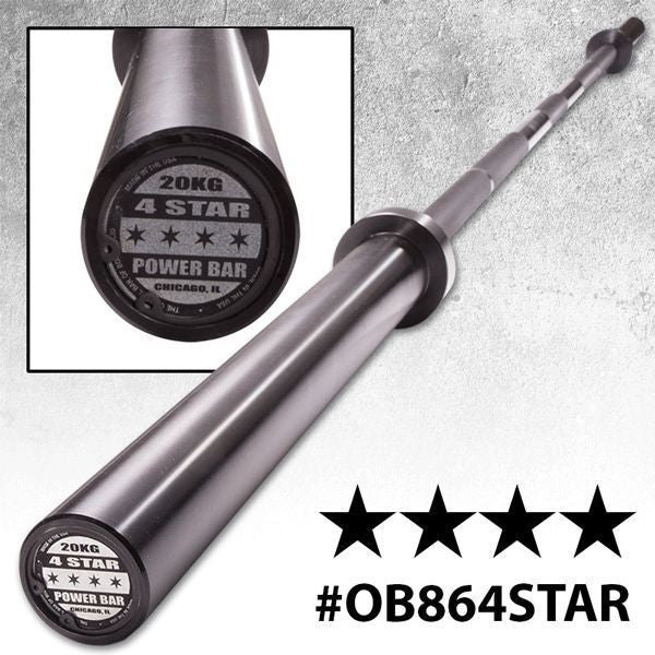 Body-Solid Premium 7' Olympic Power Bar - GymBasis Store
