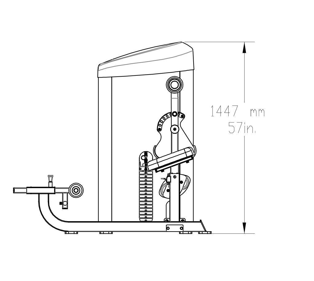 Body-Solid S2ABB/1 Pro Clubline Series II Ab and Back Machine | 160 lb. - GymBasis Store