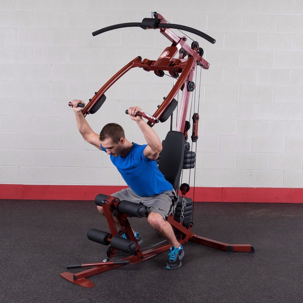 Best Fitness Home Gym BFMG20 Compact Cable Weight Machine -145 lb stack - GymBasis Store