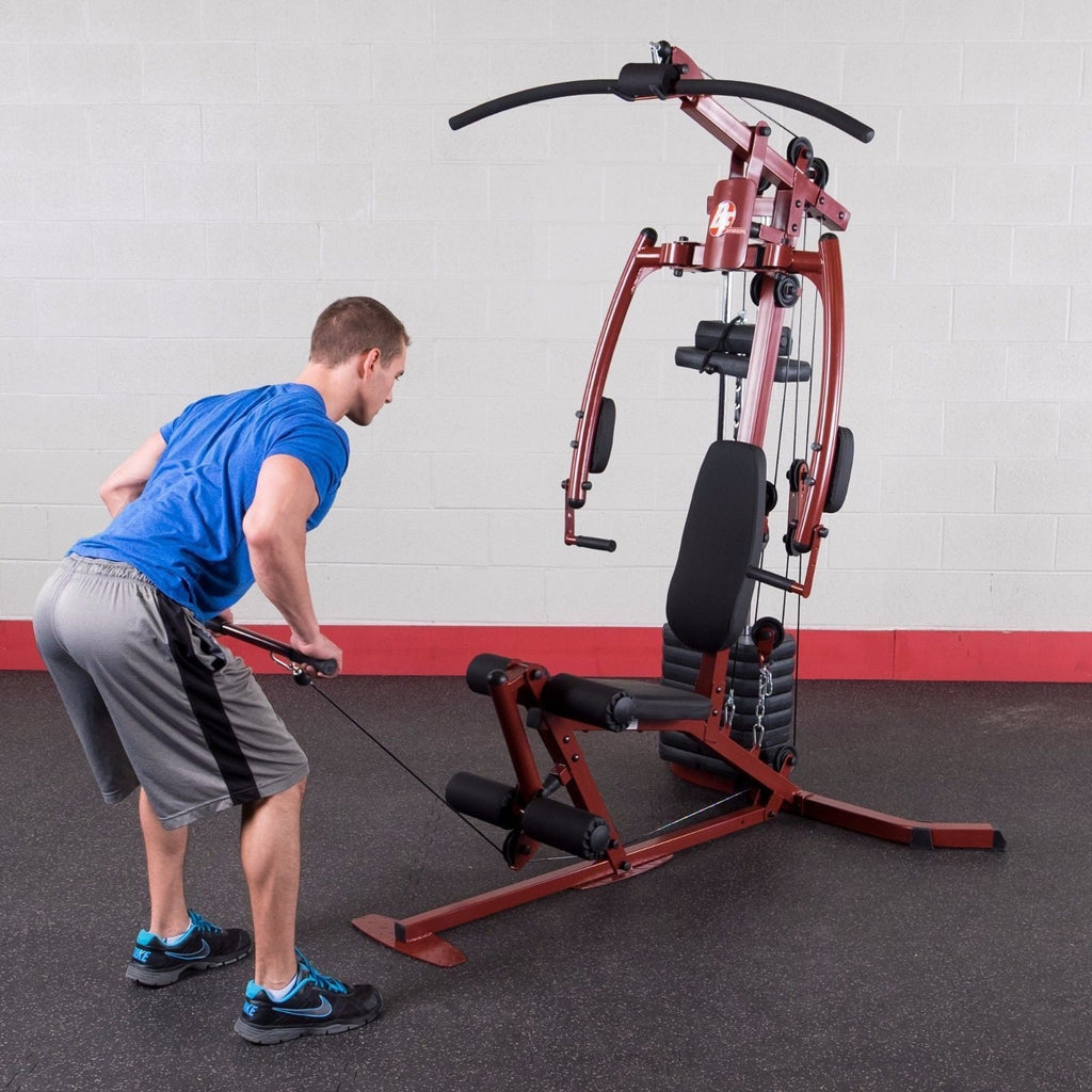 Best Fitness Home Gym BFMG20 Compact Cable Weight Machine -145 lb stack - GymBasis Store