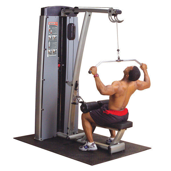Body-Solid DLAT-SF Pro Dual Lat and Mid Row Machine, 210lb Stack - GymBasis Store