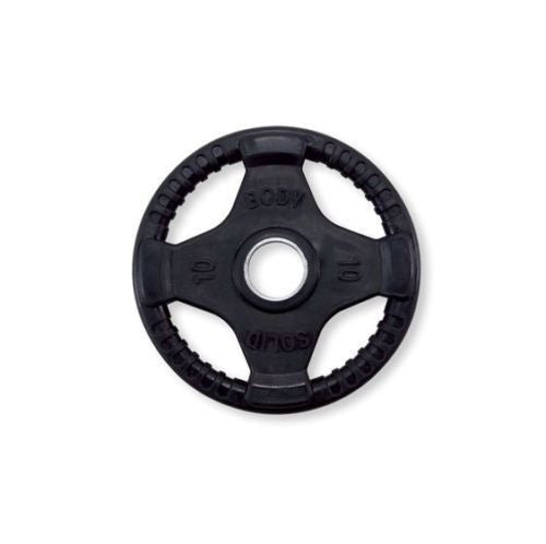 Body-Solid Set 255lbs. of Rubber Grip Olympic Weight Plates 2.5-45lb. - GymBasis Store