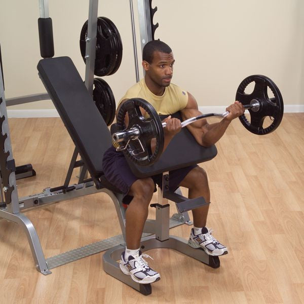 Body-Solid GS348QP4 Smith System Package 200lb Red Stack and 300lb Weight Set - GymBasis Store